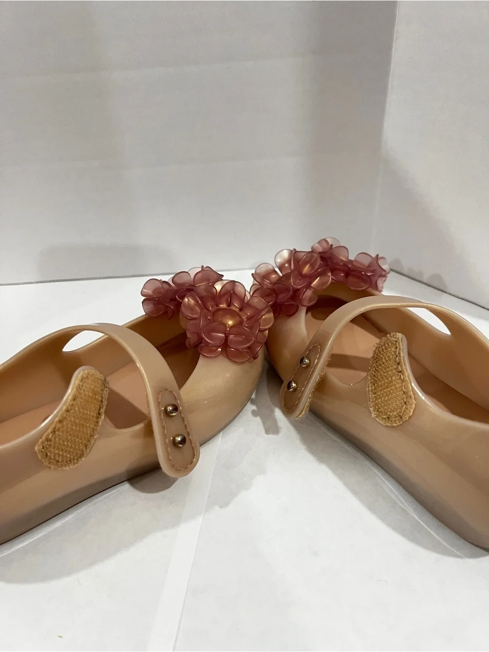 Mini Melissa Ultragirl Springtime Pearly Pink Girls kids Size 9 Waterproof Comfy